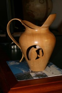 Ewer Carved