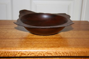 Bowl. Hardest timber I have ever turned. Cut from a block that came from WA Eastern Goldfields.
