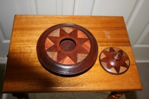 Lidded box. Top view.