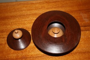 Novelty lidded box with lid added.