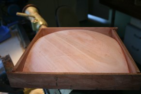 Attaching the sides. 